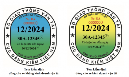 Sẽ có tem kiểm định riêng cho xe điện từ năm 2025